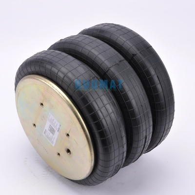 Kautschuk-Suspension Luftfeder 381mm Höhe Dreifachwickelte Luftfeder