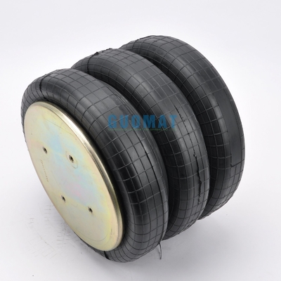 Kautschuk-Suspension Luftfeder 381mm Höhe Dreifachwickelte Luftfeder