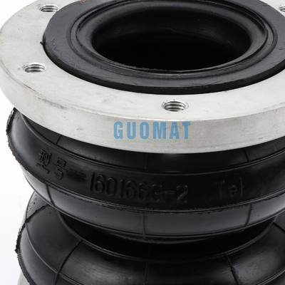 Guomat Industrielle Luftfeder 2H160166 Doppelgewickeltes Gummi mit Flansche