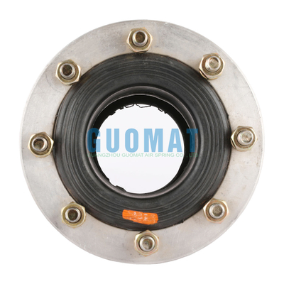 GUOMAT 2H250180 Doppelgewickelte Luftfeder mit Flanschring Max. Durchmesser 185MM