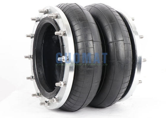 255 mm hohe Flansche Luftfeder 380 mm Gummi-Luftbellows für schwere Industrieanlagen