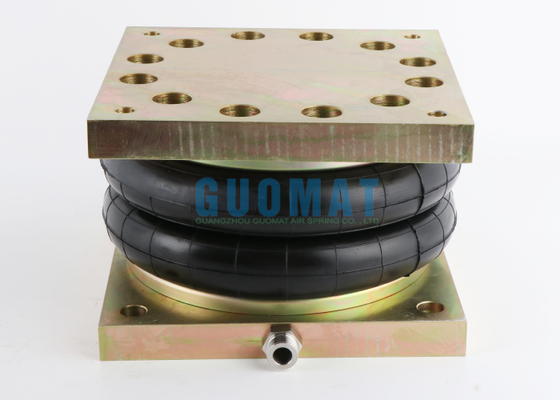 Doppelt gewickelte industrielle Luftbälge LHF200/212-2 Gummi-Luftfeder mit Deckplatte