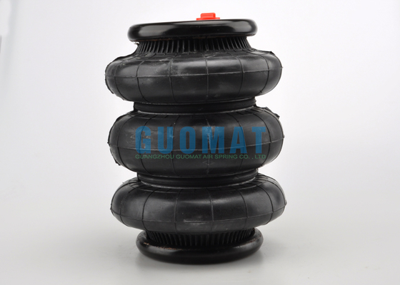Dreifach geschwungene Luftfeder 117mm-460mm Schlag Industrie Gummi Luftschlag für Aufnehmen
