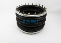 Dauerhafter Gummiluft-Frühling Guomat 3H520312 bei 0,7 Mpa-maximalem Durchmesser 550mm mit Ring 24pcs läuft weg