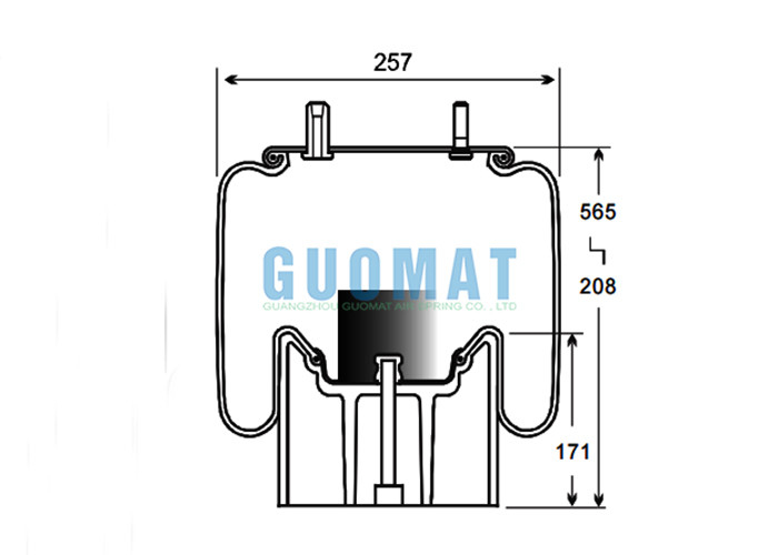 1R11-773 Goodyear Truck Rolling Lobe Luftfeder W01-M58-6317 Firestone Aufhängung Gummi Schläger