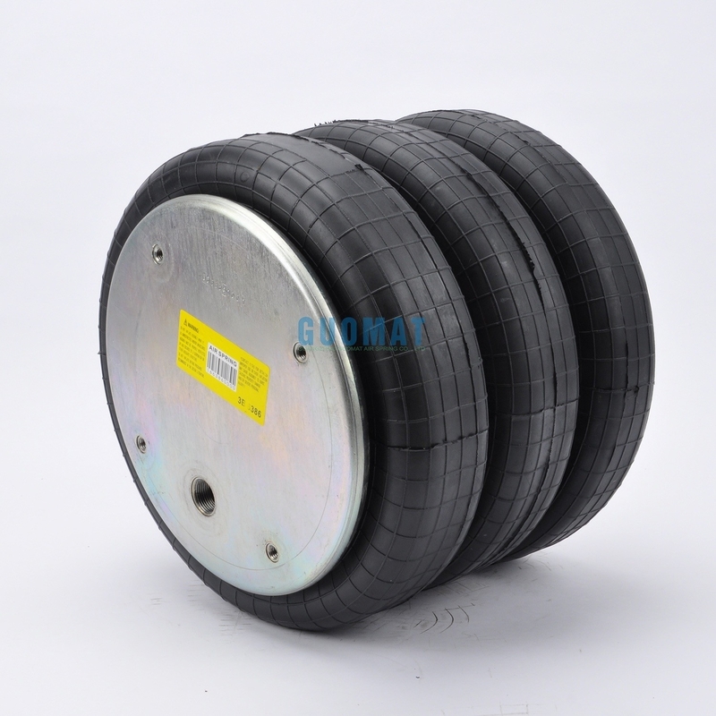 Dreifache Windluftbeutel GUOMAT Nr. 3B7386 Bellen Nr. 3B383 Industrielle Luftfeder 4x3/8-16UNC Schraube