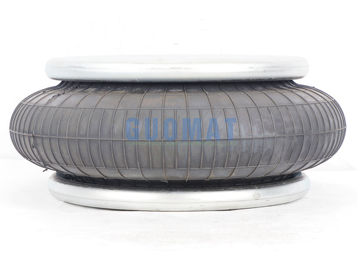 Verwickelte Luftfeder 1/4NPTF-Platte Industriegummibellows 55mm-160mm