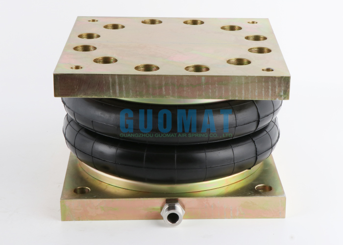 Doppelt gewickelte industrielle Luftbälge LHF200/212-2 Gummi-Luftfeder mit Deckplatte
