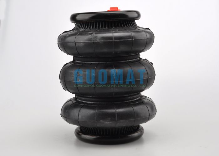 Dreifach geschwungene Luftfeder 117mm-460mm Schlag Industrie Gummi Luftschlag für Aufnehmen