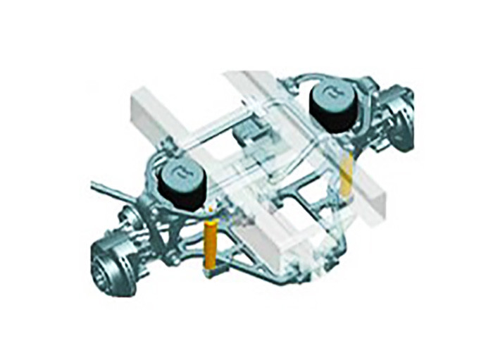 Einzelradaufhängung doppelt ein der Arm-Struktur-Modell breite Luft-Frühlings-Spannen-anwendbares Achsen-Lasts-3-4.5t
