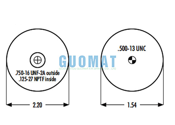 1S3-011 Goodyear Cab Air Spring W02-358-4001 Firestone Luftschlagdämpfer