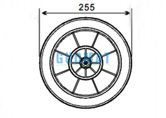 W01-358-9373 Feuerstein Ersetzen Aufhängung Luftfeder 1R12-403 Goodyear Truck Airbag Kissen