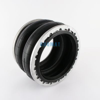 Luftfeder mit doppelter Umwicklung LHF300218-2 Flansch-Pneumatikzylinder