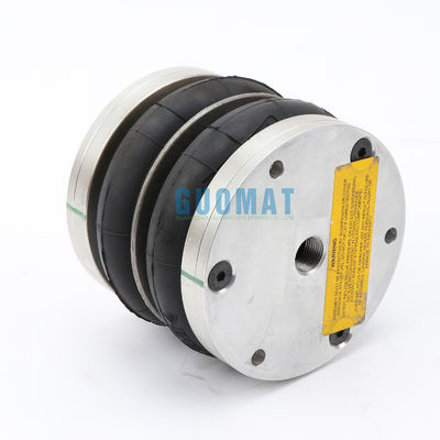 Dunlop Doppelgewickelte Luftfeder 4 1/2X2 Gummi-Bell mit Aluminiumplatte