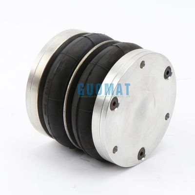 Dunlop Doppelgewickelte Luftfeder 4 1/2X2 Gummi-Bell mit Aluminiumplatte