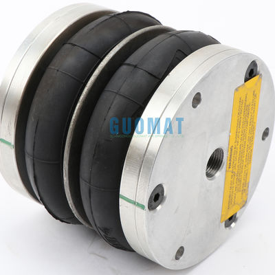 Dunlop Doppelgewickelte Luftfeder 4 1/2X2 Gummi-Bell mit Aluminiumplatte