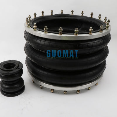 Luftfeder 3H480312 mit Flanschring mit dreifach verschlungenem Flanschring