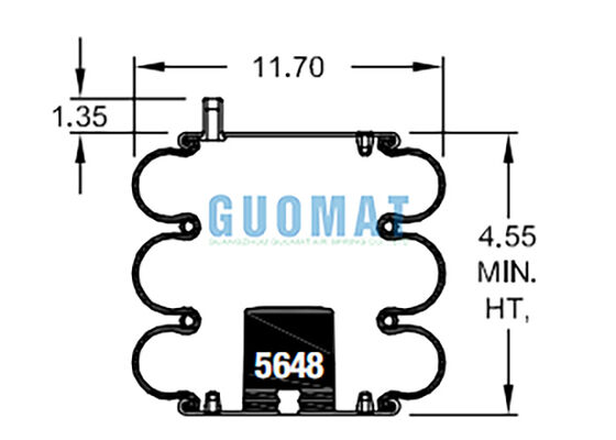 FT 330-29 703 Contitech Industrielle Luftbälge W01-358-7990 Firestone Pneumatische Luftbälge