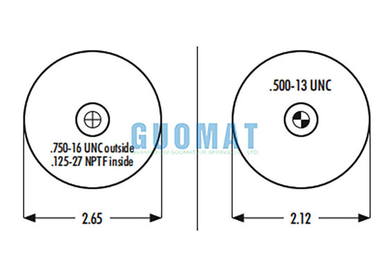 1S4-056 Goodyear Luftfeder-Ausrüstung W023587040 Firestone Cab Airbag