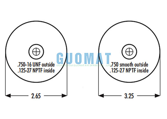 1S4-067 Kabinenluftfeder Goodyear ASC-08-7-137 Lkw-Aufhängung Luftsackersatz