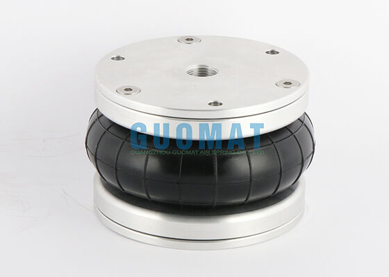 4 1/2 "x 1 Gummi Bellow FS 44-5 DI CR Contitech Pneumatischer Luftschlag mit Aluminium-Deckplatte