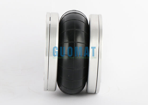 4 1/2 "x 1 Gummi Bellow FS 44-5 DI CR Contitech Pneumatischer Luftschlag mit Aluminium-Deckplatte