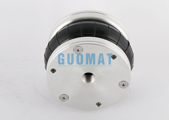 4 1/2 "x 1 Gummi Bellow FS 44-5 DI CR Contitech Pneumatischer Luftschlag mit Aluminium-Deckplatte