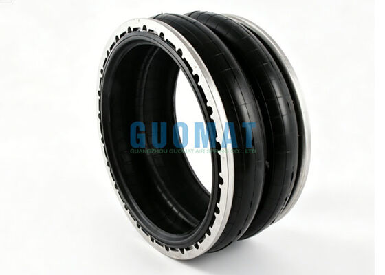 215 Double Air Bellow W01-358-7230 Firestone Air Spring Gürtelhals Aluminium Perlenringe