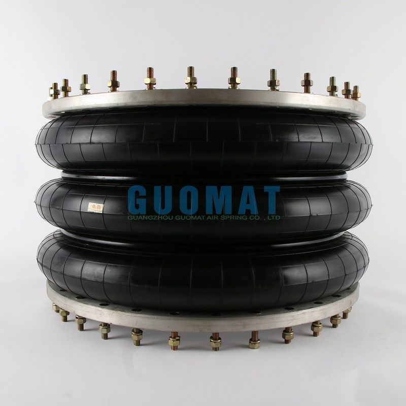 GUOMAT 3H630376 Industrielle dreifache Windfeder mit Flanschring