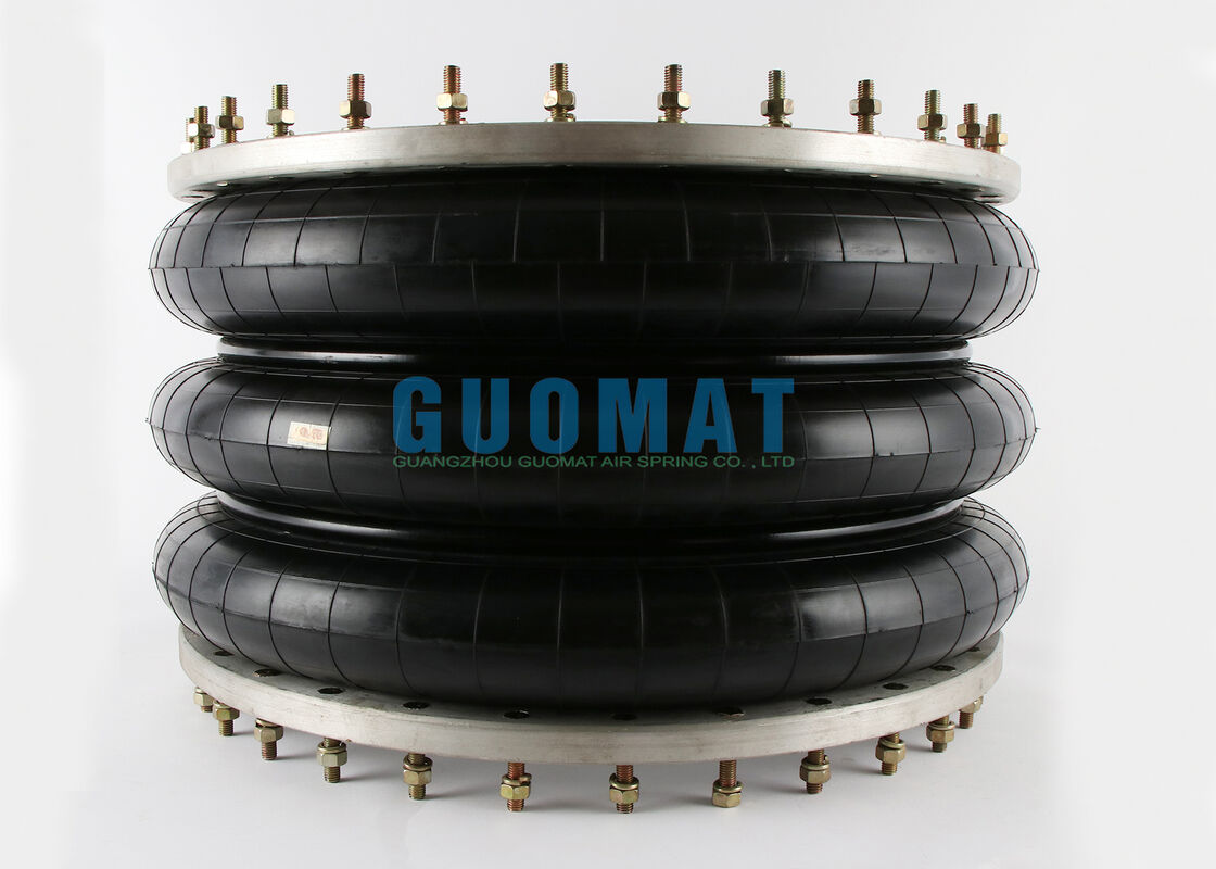 W01-358-9603 Firestone Flansche Luftfeder 348-3 Stil Dreifachverwickelte industrielle Luftschlag